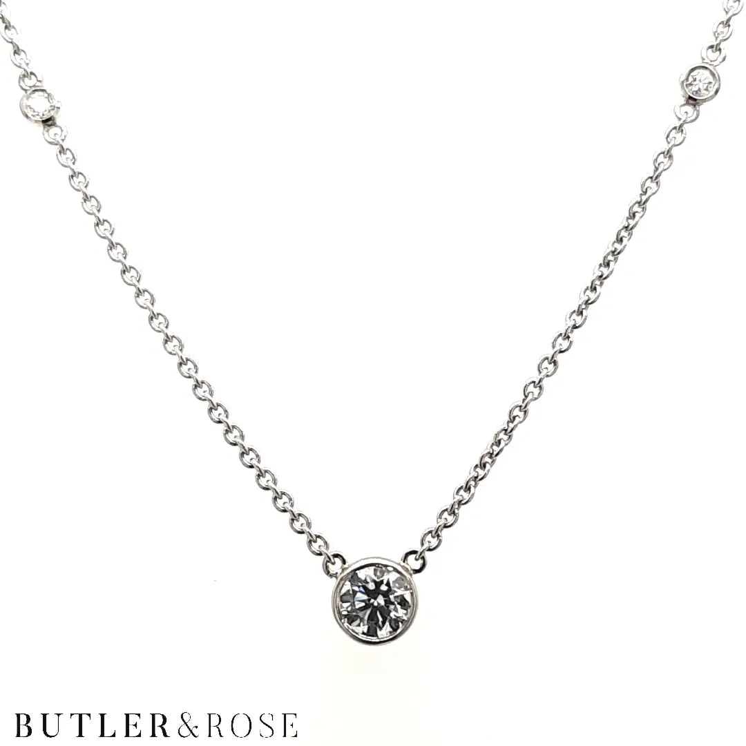 Silhouette Diamond Pendant Butler and Rose Jewellers