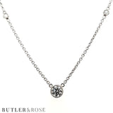 Silhouette Diamond Pendant Butler and Rose Jewellers