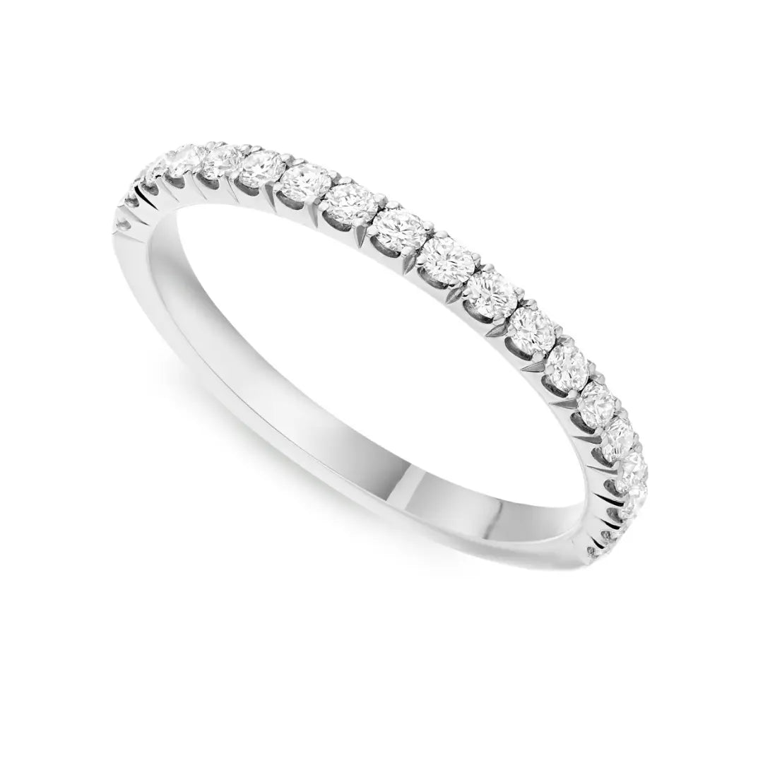 Classic 0.40cts Claw Set Diamond Band Butler and Rose Jewellers