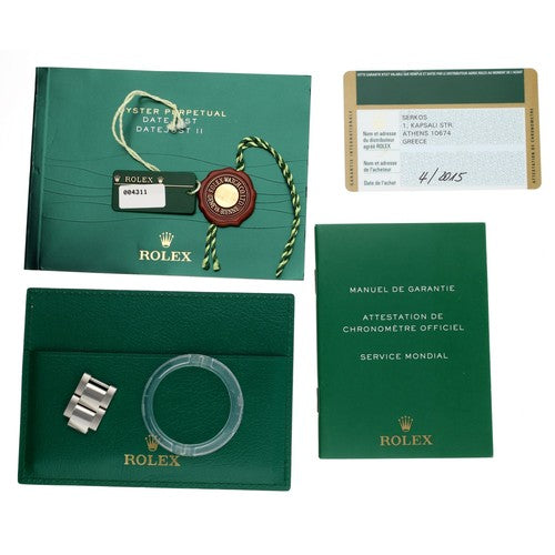 Rolex DateJust II Stainless Steel & White Gold Butler and Rose Jewellers