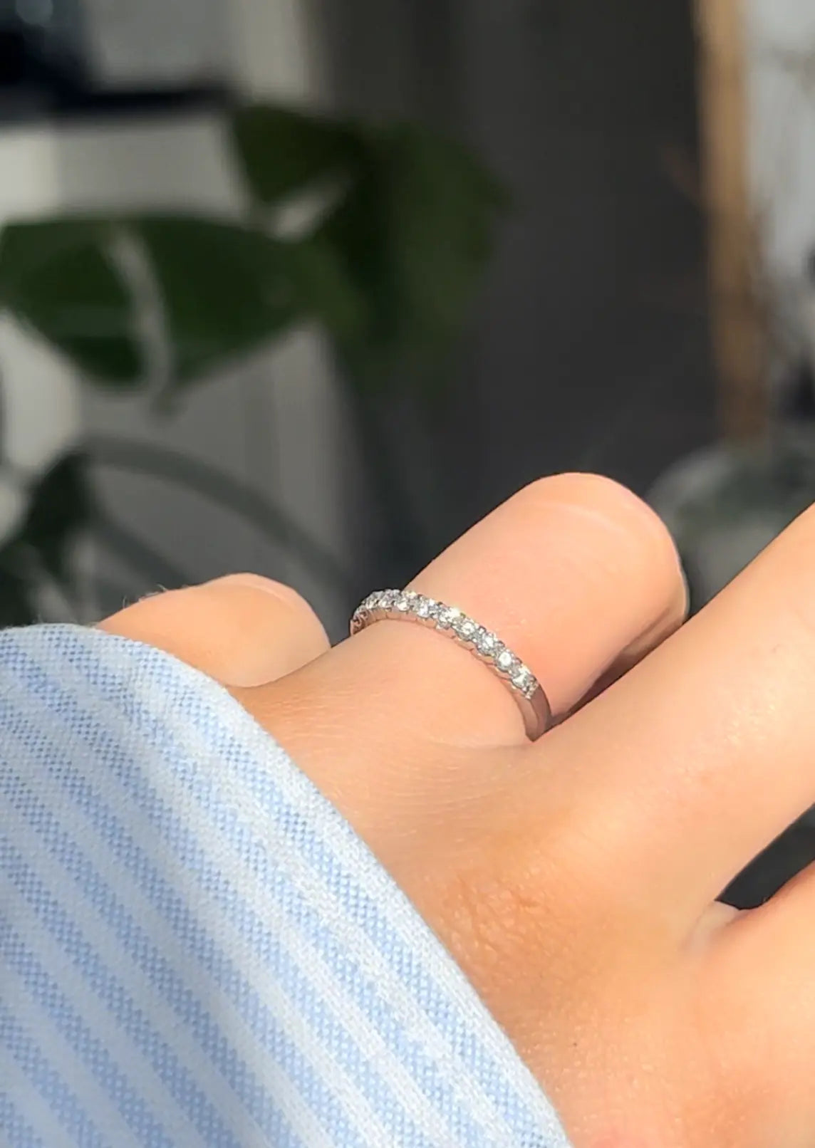 Classic 0.40cts Claw Set Diamond Band Butler and Rose Jewellers