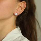 Royal Studs with Round Brilliant Diamonds Butler and Rose Jewellers