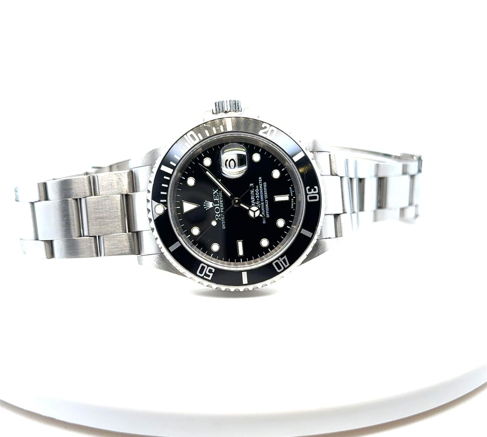 Rolex Oyster Perpetual Date Submariner stainless steel gentleman's wristwatch Butler and Rose Jewellers