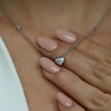 Silhouette Diamond Pendant Butler and Rose Jewellers