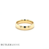 Classic Comfort Fit Light Court Band Butler and Rose Jewellers