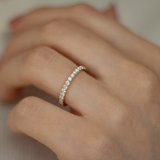 Classic 0.25cts Claw Set Platinum Diamond Band Butler and Rose Jewellers