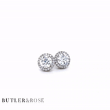 2ct Round Royal Studs