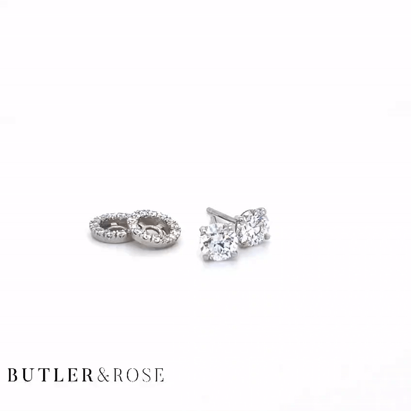 Detachable Stud Earring Halos