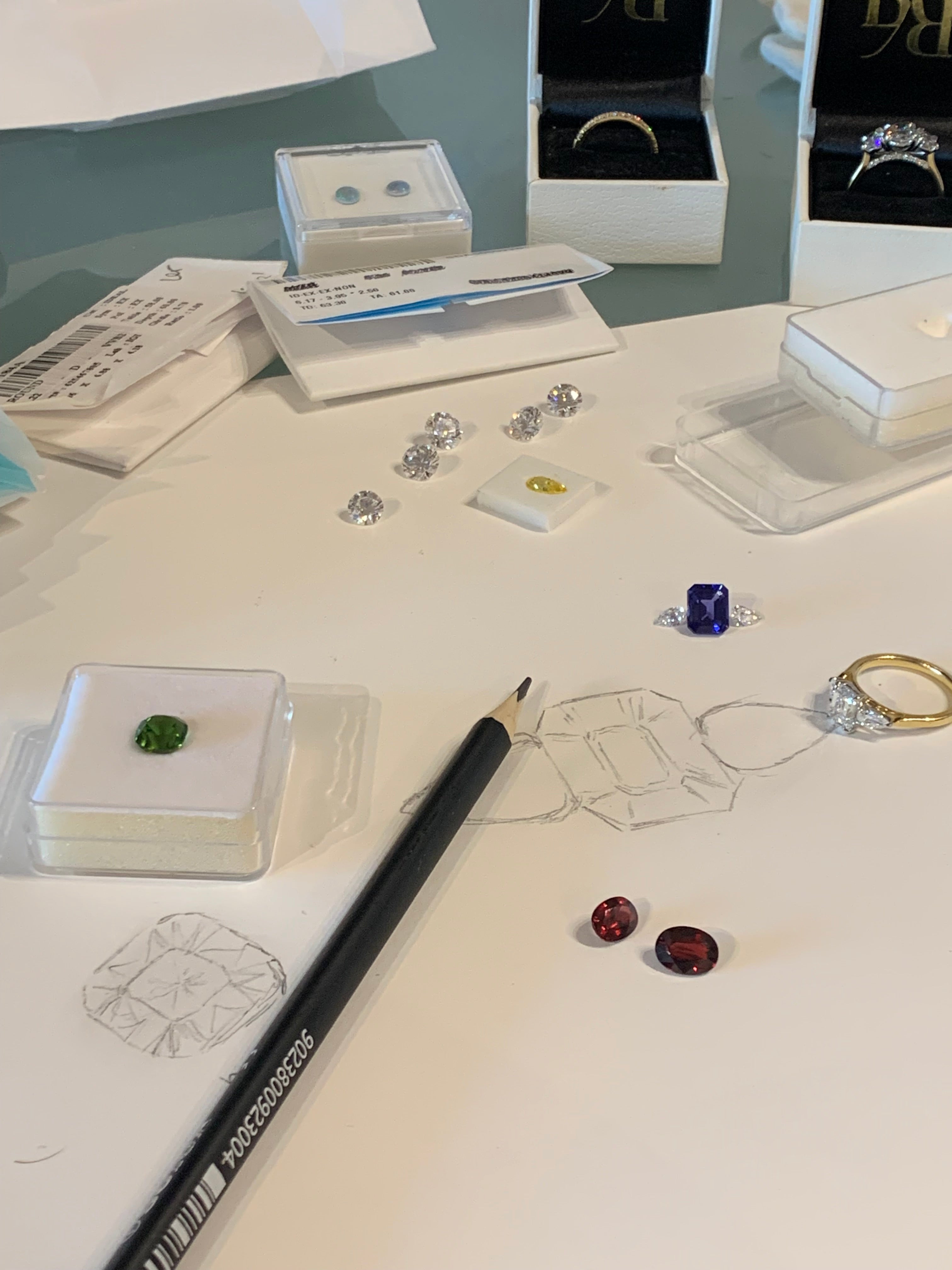 From Sketch to Gem: The Butler & Rose Bespoke Commission Process