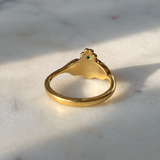 The Butler&Rose Claddagh Ring, in solid gold. 9ct yellow gold claddagh ring, with  shamrock crown.