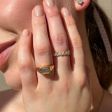 Asscher cut diamond earrings