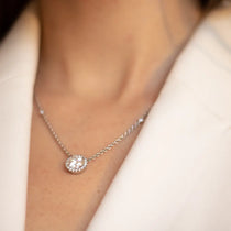 Royal Pendant with Round Brilliant Cut Diamond Butler and Rose Jewellers