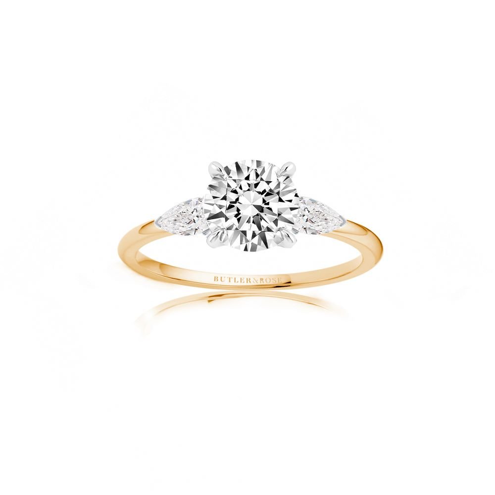 Butler Gold Diamond Rings Engagement Rings | Three Stones β Butler & Rose Jewellers