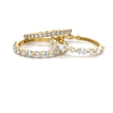 Marquise and Brilliant Round Diamond Band