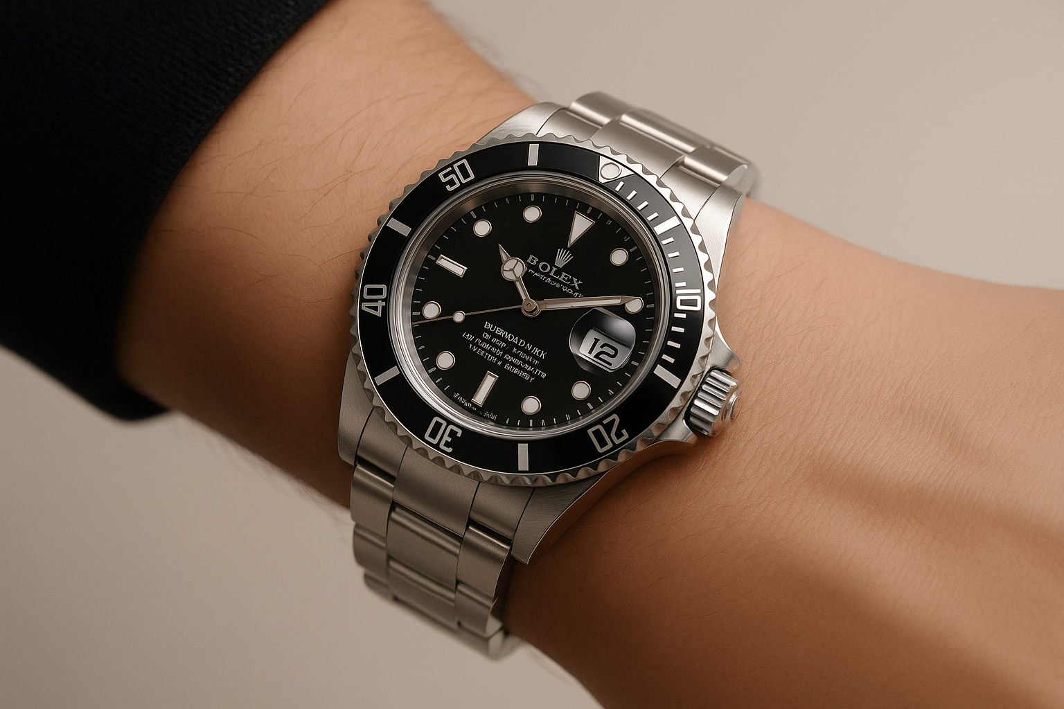 rolex submariner 16610 on hand